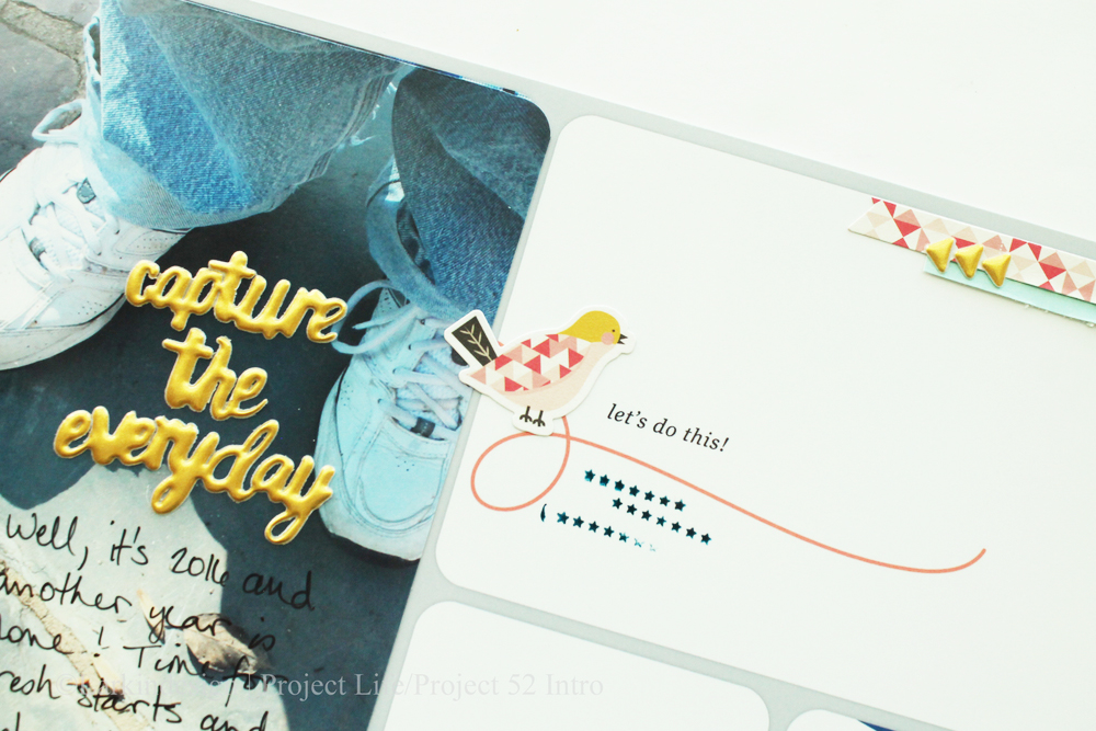 Project Life 2016 Introduction Layout Using Project 52