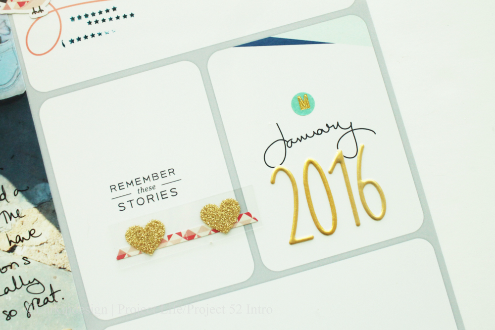 Project Life 2016 Introduction Layout Using Project 52