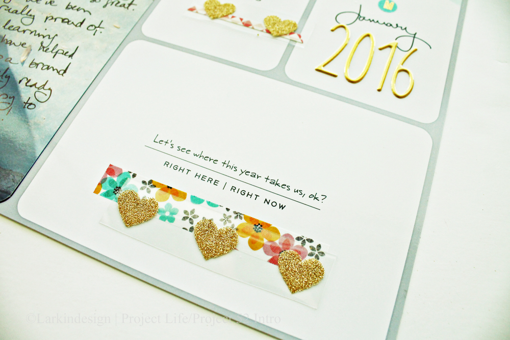 Project Life 2016 Introduction Layout Using Project 52