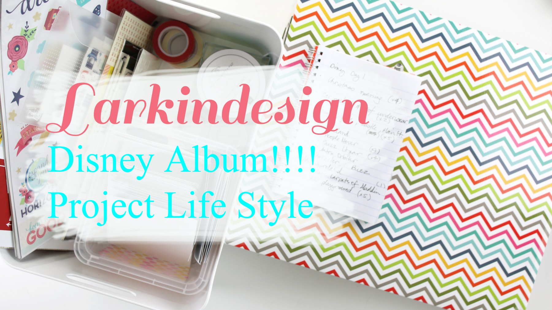 Larkindesign Disney 2012 Album Full Walk Through