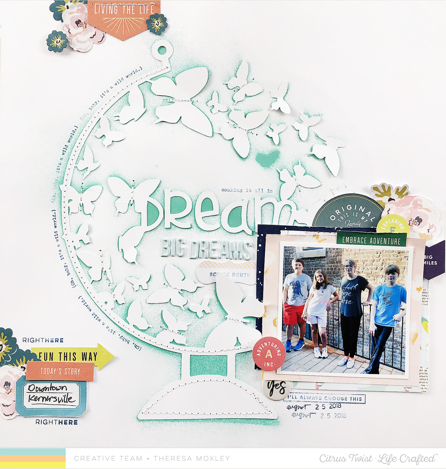 Larkindesign Blog Hop For Citrus Twist | Dream Big Dreams