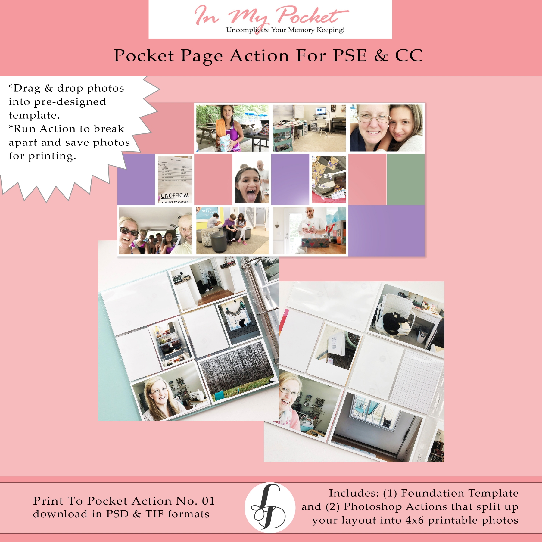 Larkindesign Print To Pocket 01 Photoshop Actions