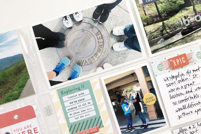 Larkindesign 2019 Project Life | Gatlinburg Process Video | Documenting Travel In Project Life Part 03