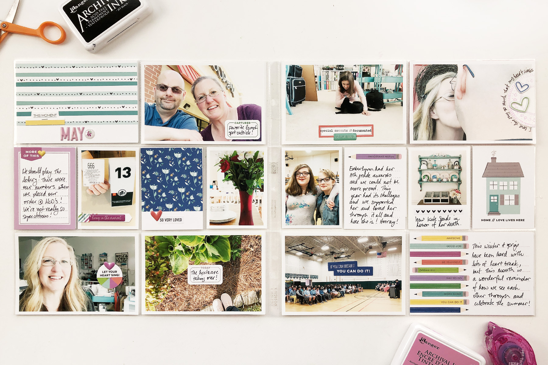 Larkindesign Project Life 2019 May Monthly ft Elles Studio Kits
