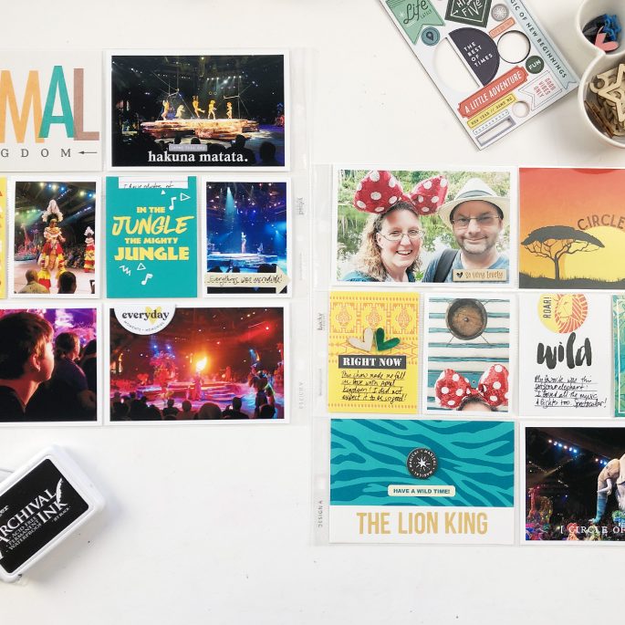 Larkindesign Disney 2020 Album | Animal Kingdom Lion King | ft Project Mouse Animal