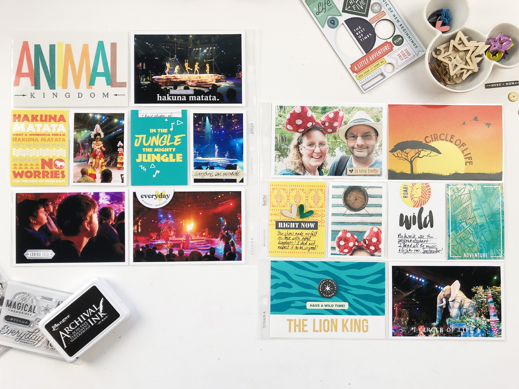 Larkindesign Disney 2020 Album | Animal Kingdom Lion King | ft Project Mouse Animal