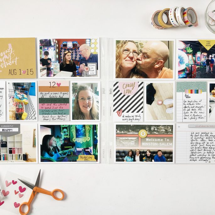Larkindesign Project Life 2019 | August Bi Monthly | ft Studio Calico