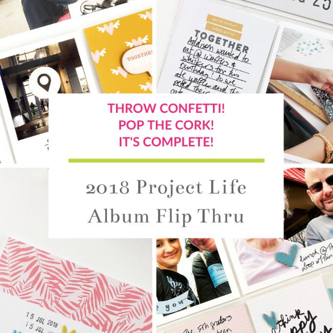 Larkindesign Project Life 2019 Full Album Flip Through