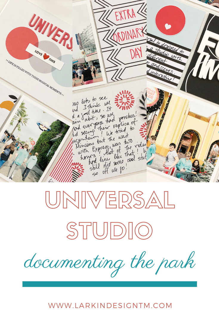 Larkindesign Disney 2020 Album | Documenting Universal Studio | Ft Project Life Click