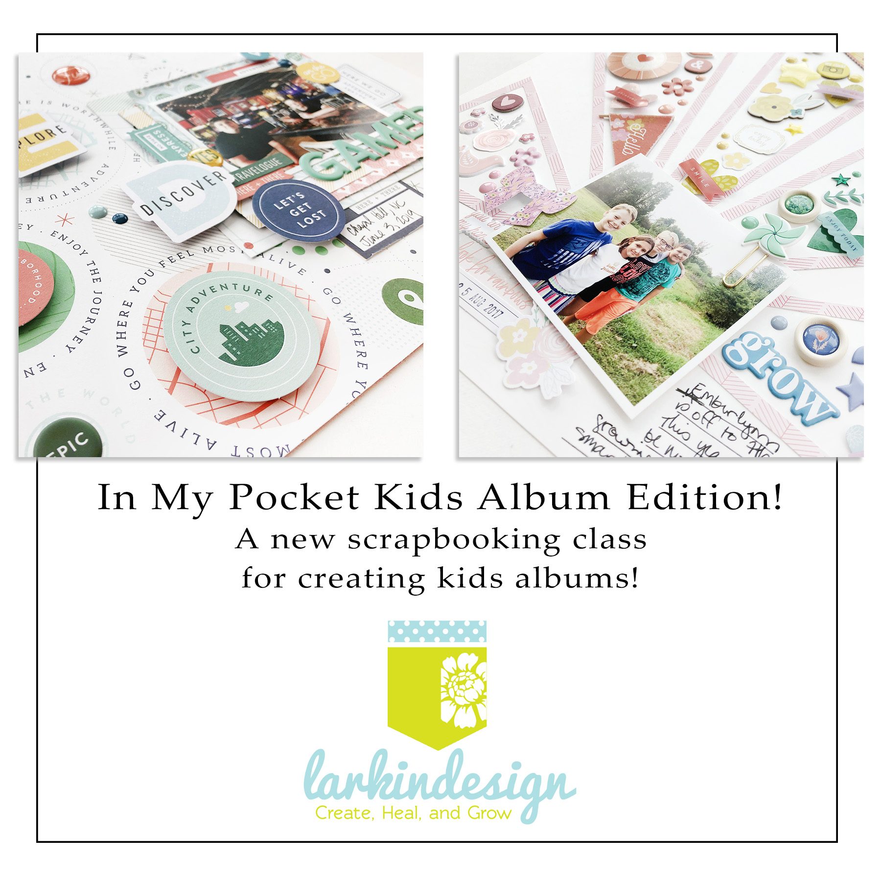 In My Pocket Kids Album Edition Memory Keeping Class