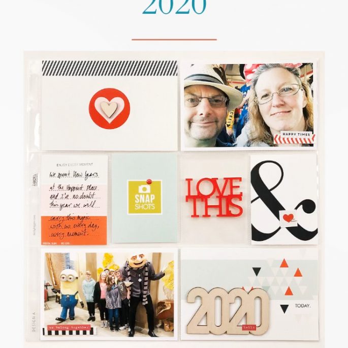 Larkindesign Project Life 2020 Introduction | Ft Sahlin Studio Melon Sorbet
