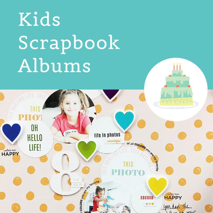 Larkindesign Kids Scrapbook Albums Project | Natalie's 8th Birthday