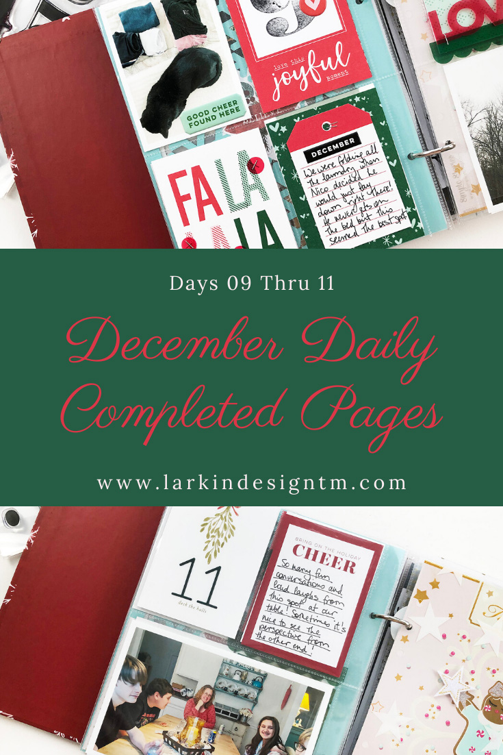 Scrappy Christmas In July | December Daily 2019 Days 09 Thru 11