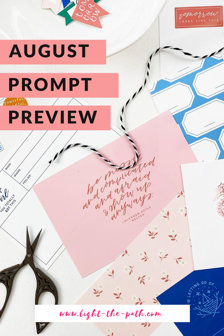 Light The Path August 2020 Prompt Previews