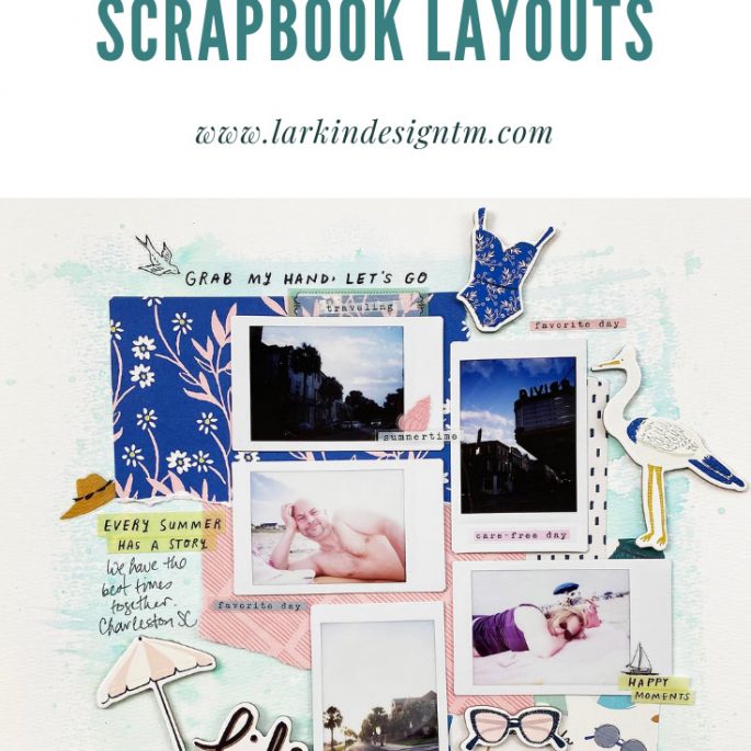 Mixed Media Scrapbook Layout | Life Is Lovely