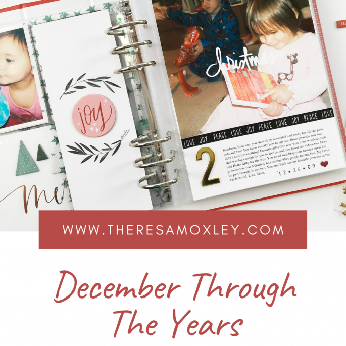 Theresa Moxley Kids December Through The Years Project | Natalie Years Two And Three