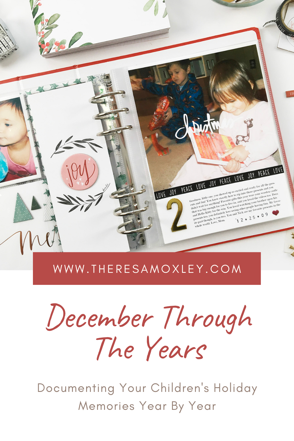 Theresa Moxley Kids December Through The Years Project | Natalie Years Two And Three