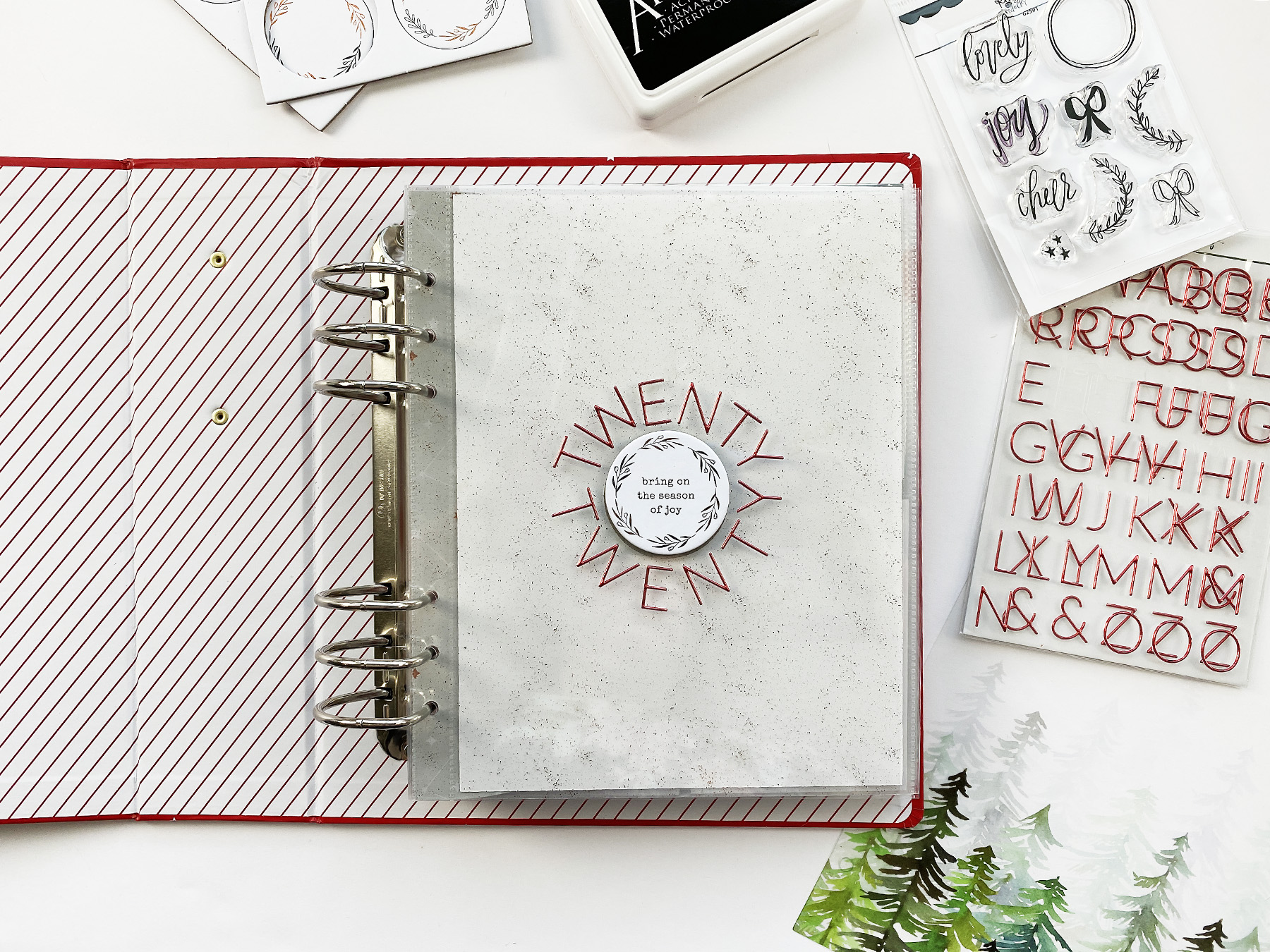 Theresa Moxley December Daily 2020 Foundation Pages Cover Page