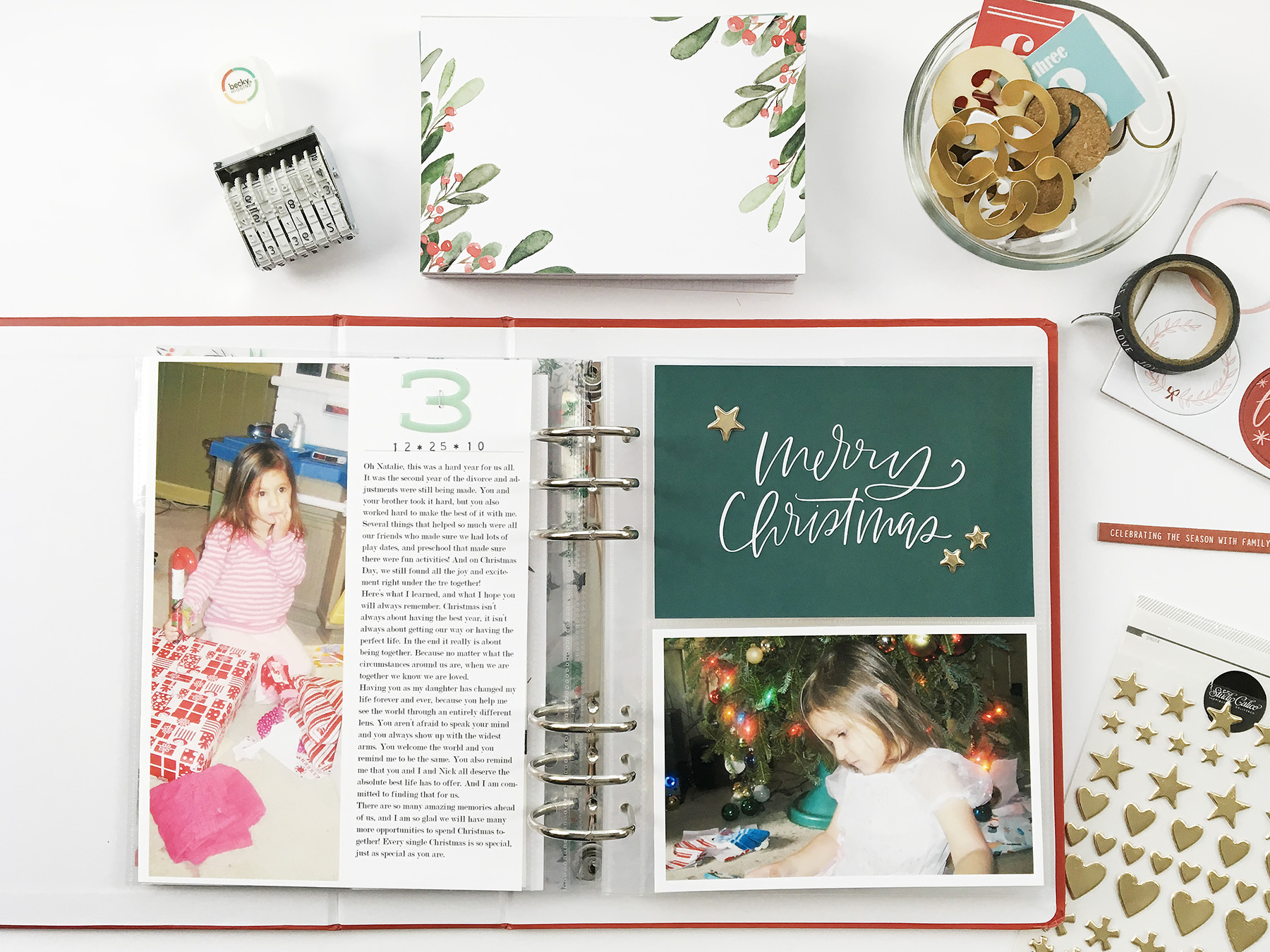 Theresa Moxley Kids December Through The Years Project | Natalie Years Two And Three