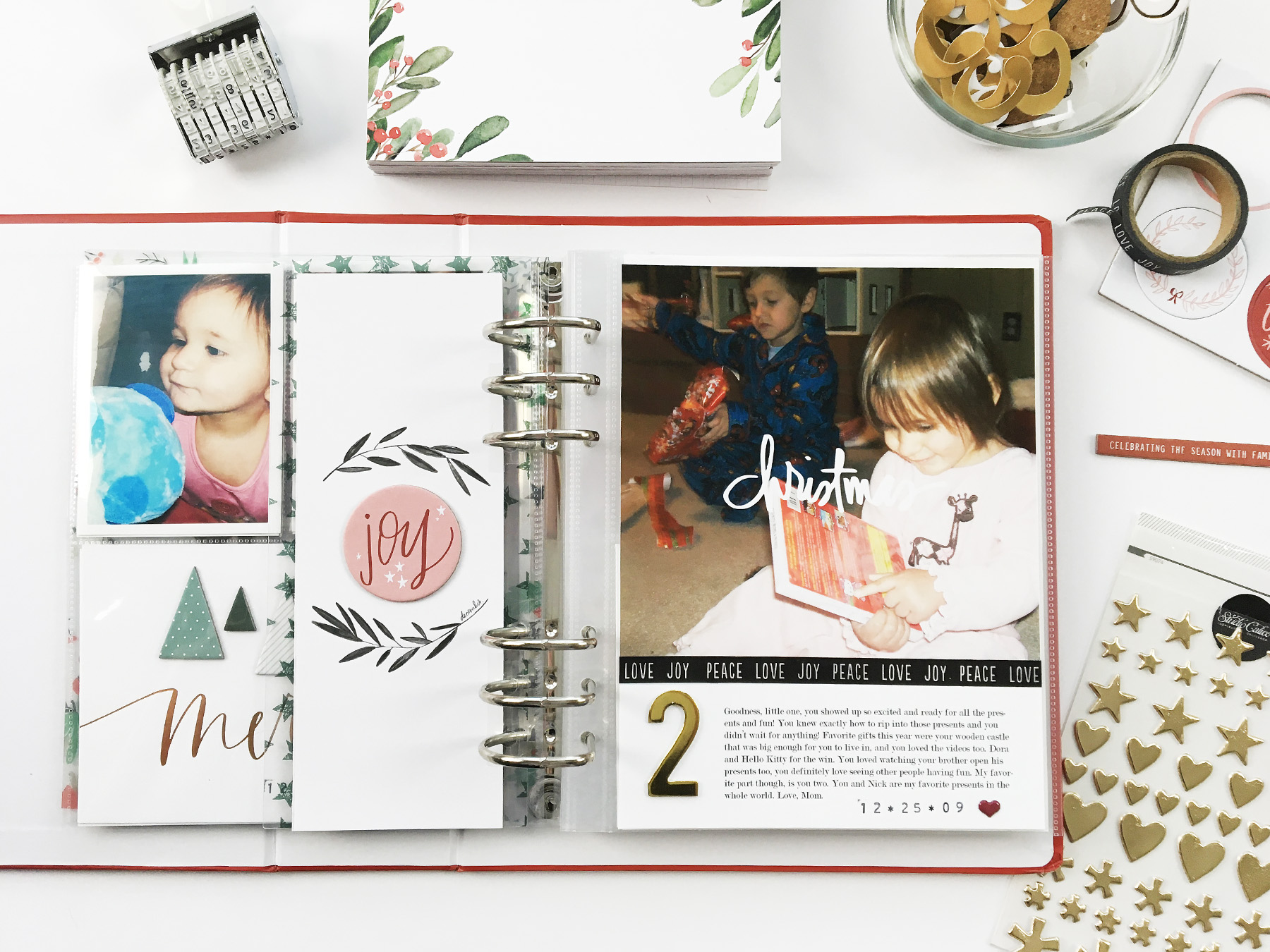 Theresa Moxley Kids December Through The Years Project | Natalie Years Two And Three