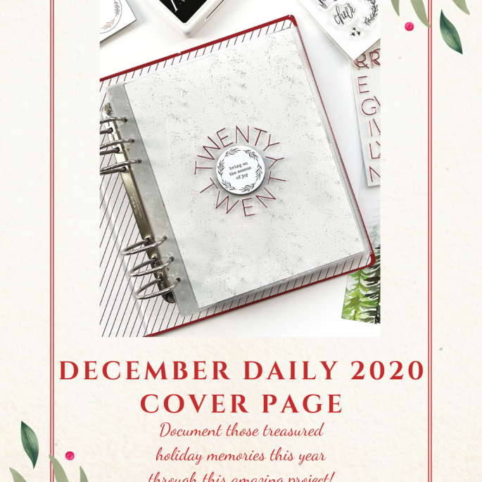 Theresa Moxley December Daily 2020 Foundation Pages Cover Page