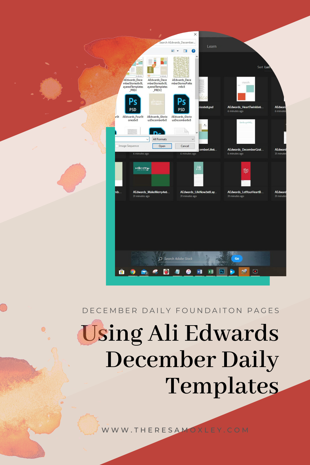 December Daily 2020 Ways To Use Ali Edwards Templates In Hybrid Layouts