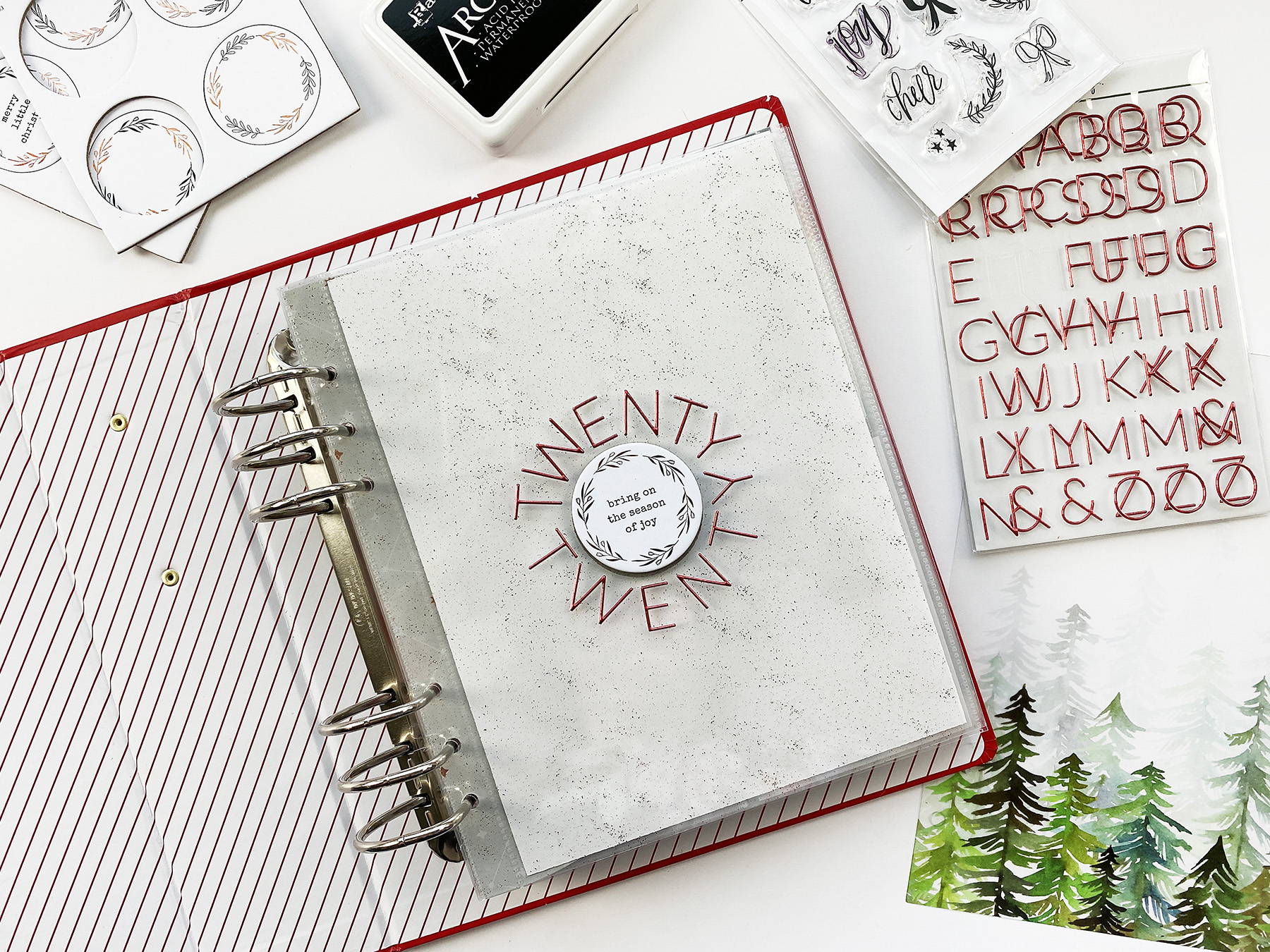 Theresa Moxley December Daily 2020 Full Foundation Pages Flip Through