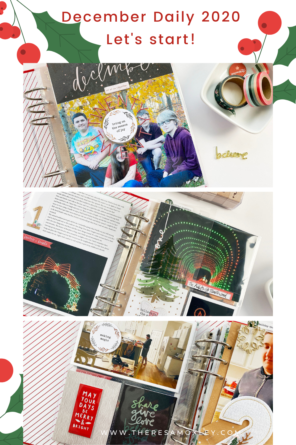 Theresa Moxley December Daily 2020 | My Reason Why Plus Days 1 Thru 3