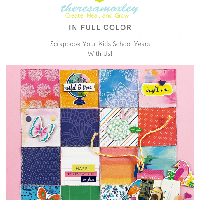 Kids Scrapbook Layout | Natalie Edition In Full Color