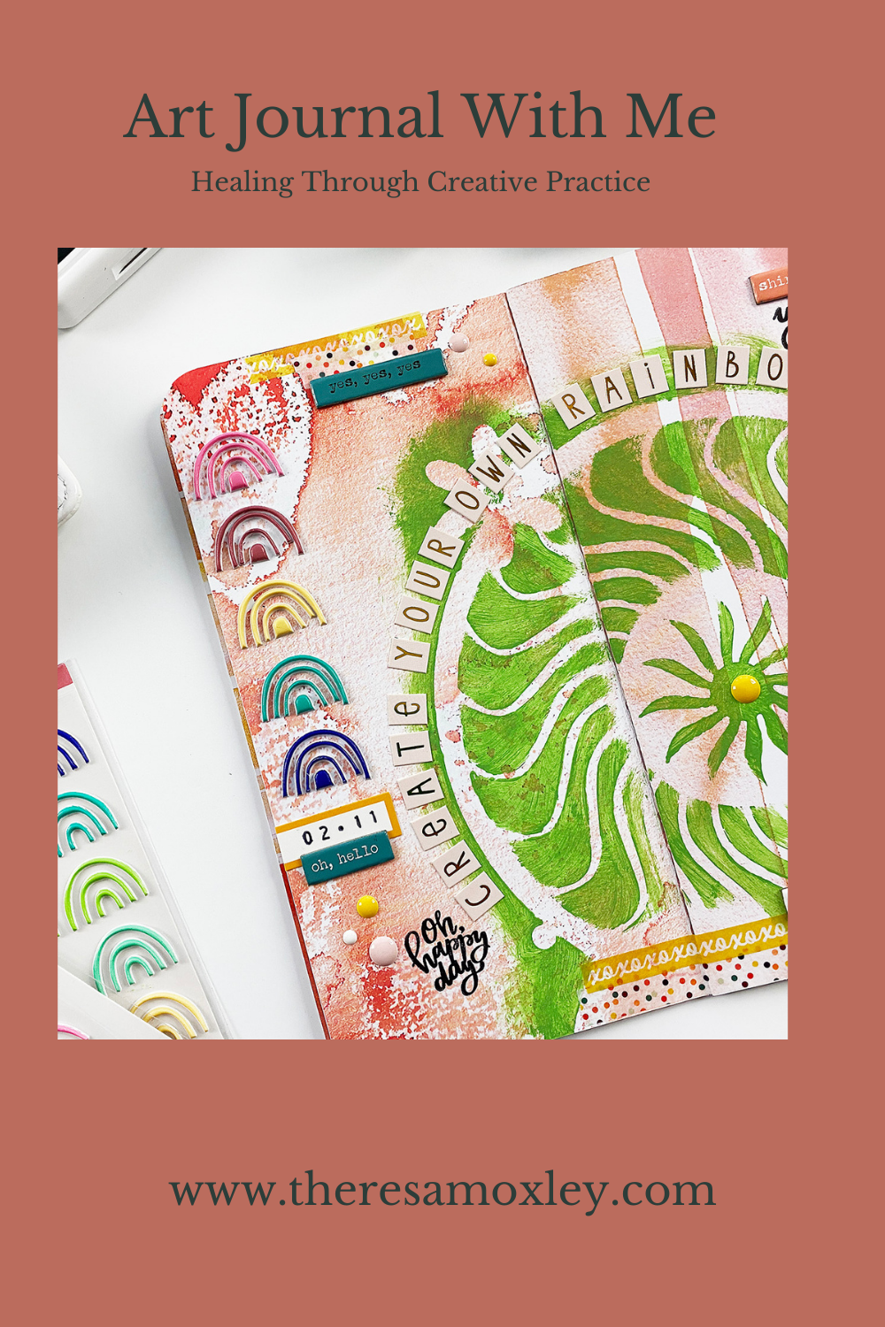 Art Journal With Me | Create Your Own Rainbow