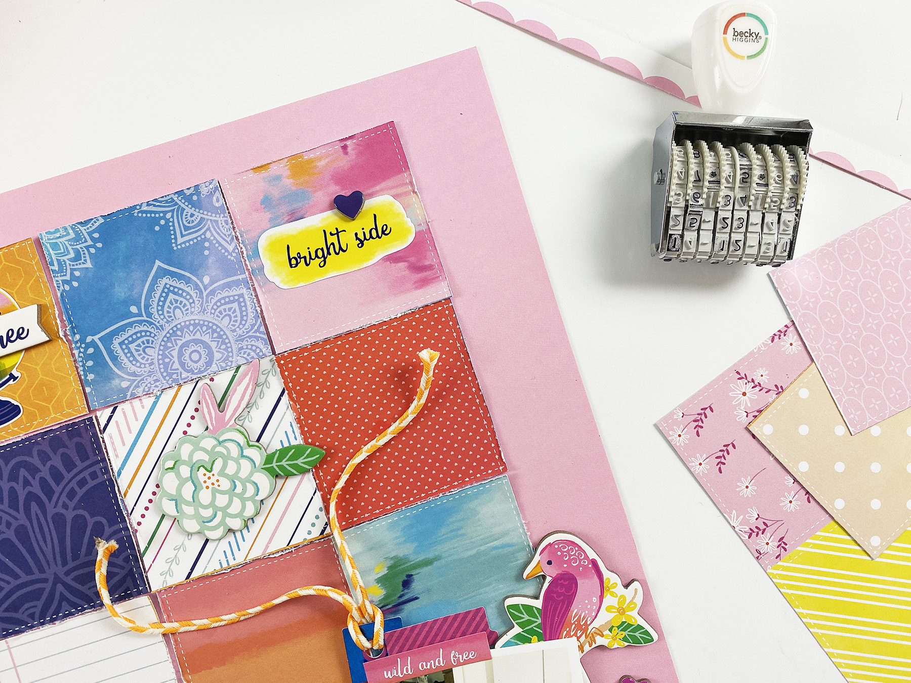 Kids Scrapbook Layout | Natalie Edition In Full Color