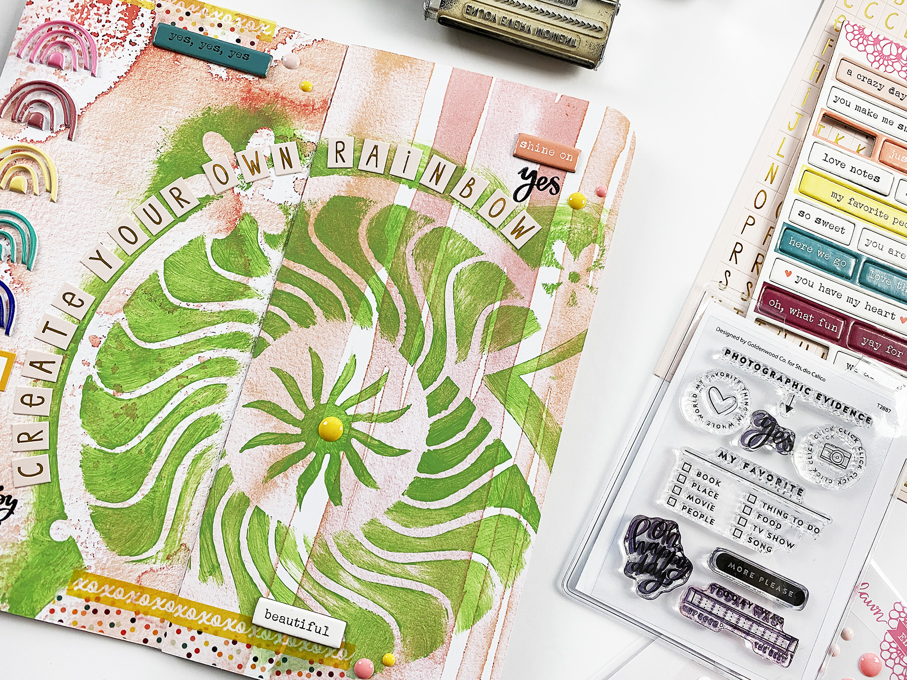 Art Journal With Me | Create Your Own Rainbow