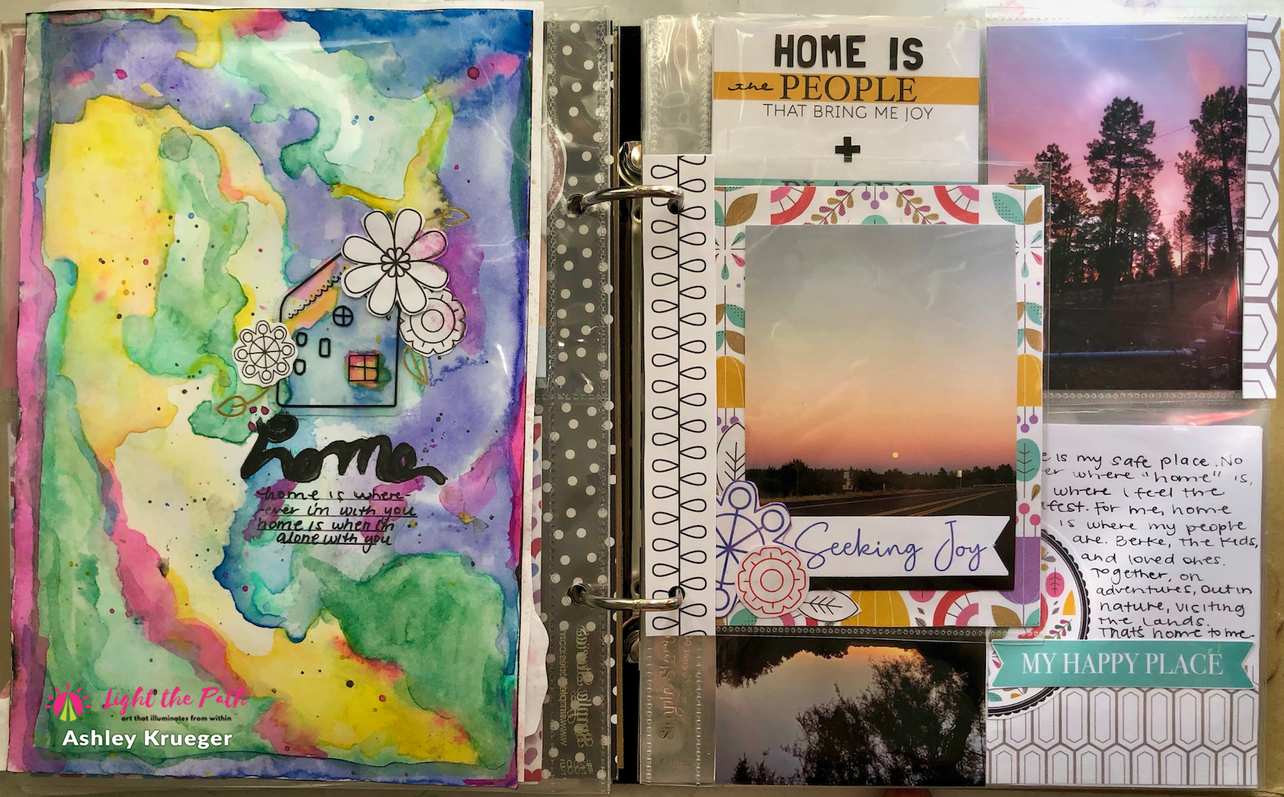 Light The Path 2021 Design Team Ashley Krueger March Home Spread