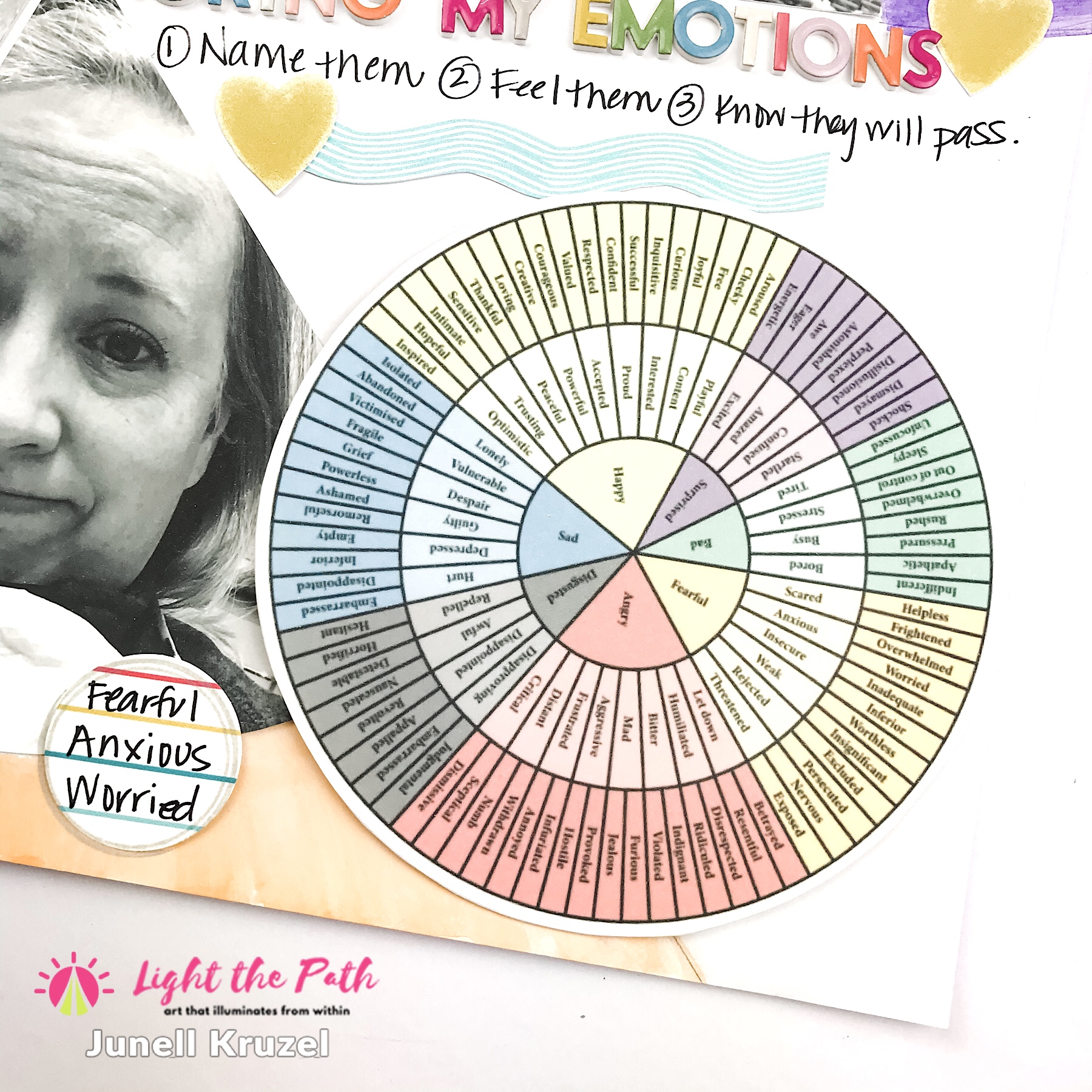 Light the Path 2021 Design Team Junell Kruzel Honor Your Emotions