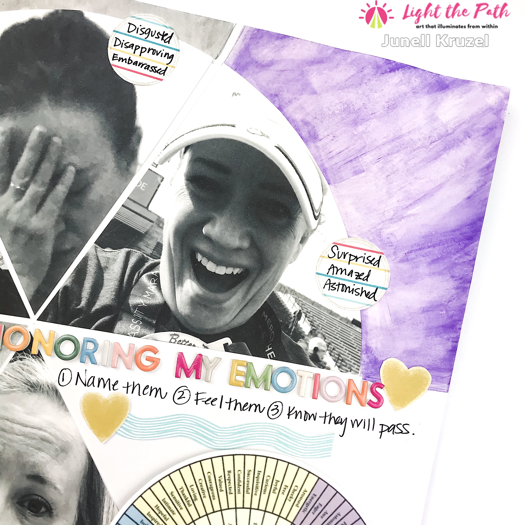 Light the Path 2021 Design Team Junell Kruzel Honor Your Emotions