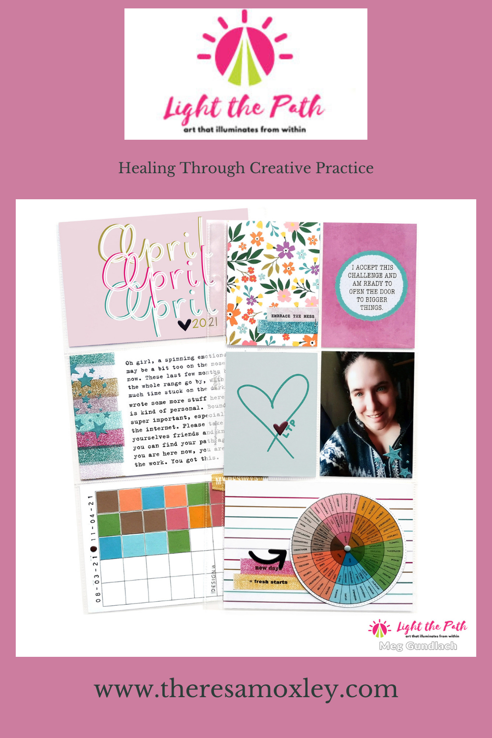 Light The Path Design Team 2021 Meg Gundlach | April Prompt Honor Your Emotions