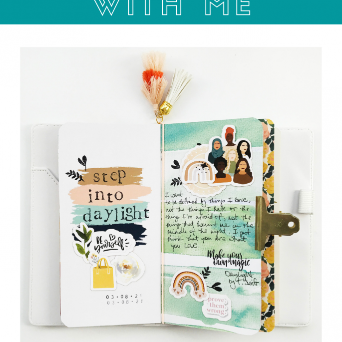 Art Journal With Me | Step Into Daylight ft Journals For Life Unity