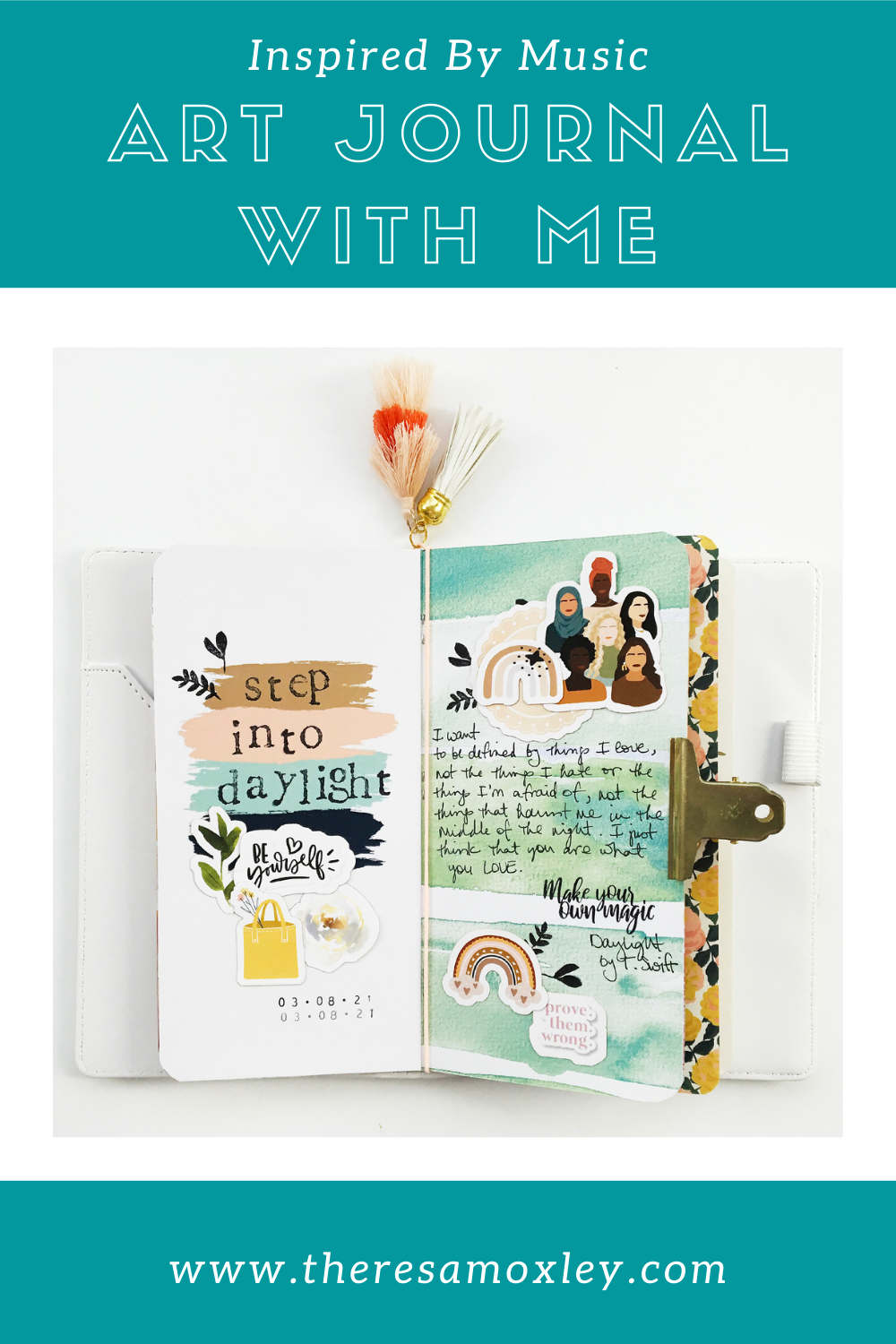 Art Journal With Me | Step Into Daylight ft Journals For Life Unity