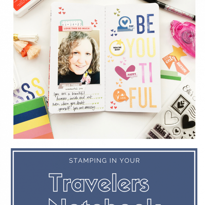 Theresa Moxley Travelers Notebook Layout | BeYouTiFul ft Elles Studio