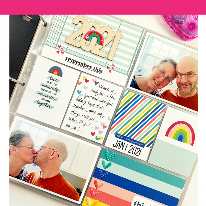 Theresa Moxley Project Life 2021 | Introduction Page ft Elles Studio