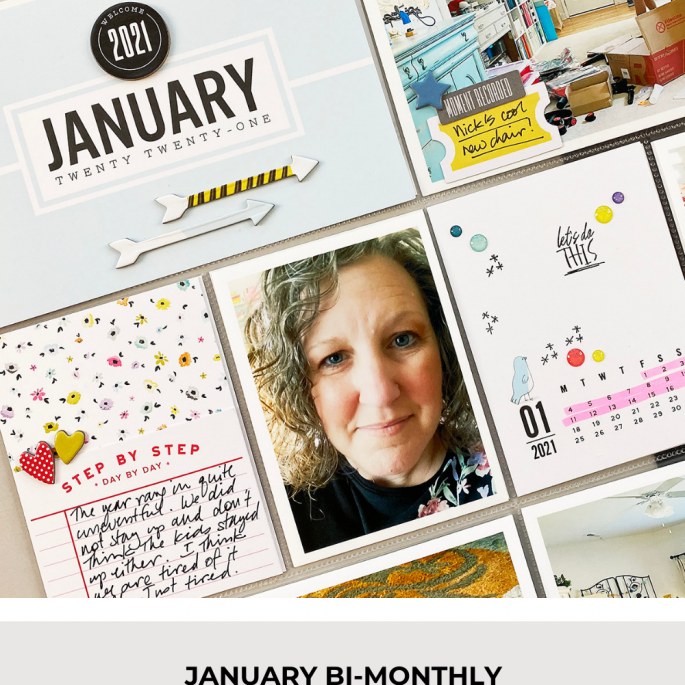 Theresa Moxley Project Life 2021 | January Bi Monthly 01 ft. Cocoa Daisy