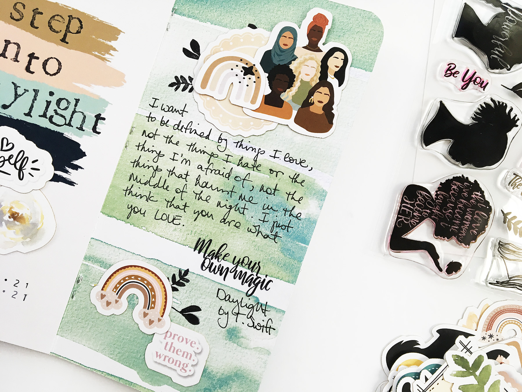 Art Journal With Me | Step Into Daylight ft Journals For Life Unity