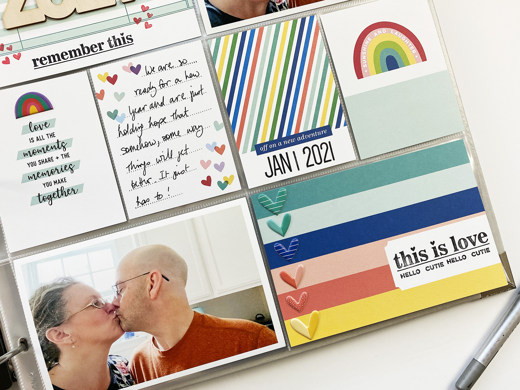 Theresa Moxley Project Life 2021 | Introduction Page ft Elles Studio