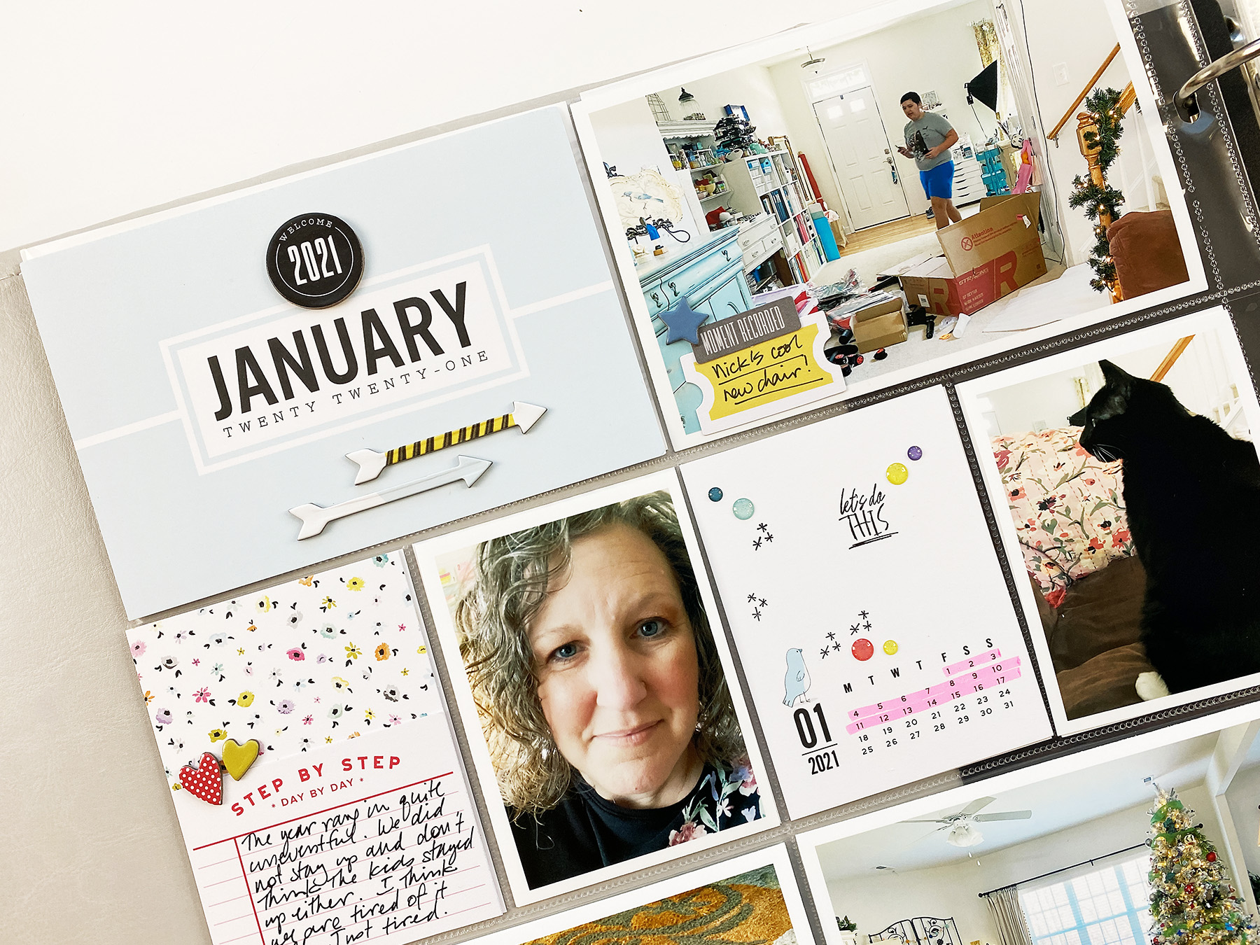 Theresa Moxley Project Life 2021 | January Bi Monthly 01 ft. Cocoa Daisy