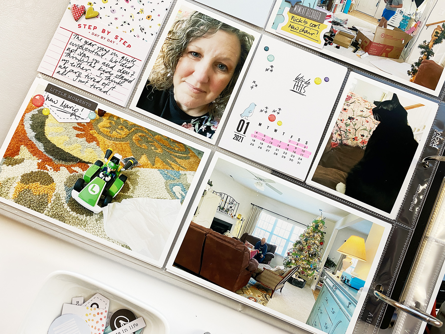 Theresa Moxley Project Life 2021 | January Bi Monthly 01 ft. Cocoa Daisy