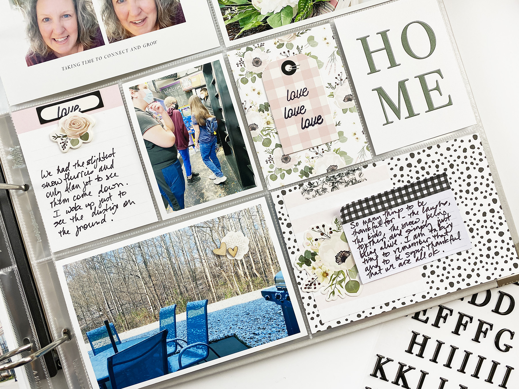 Theresa Moxley Project Life 2021 | January Bi Monthly 02 ft. Felicity Jane Krystal