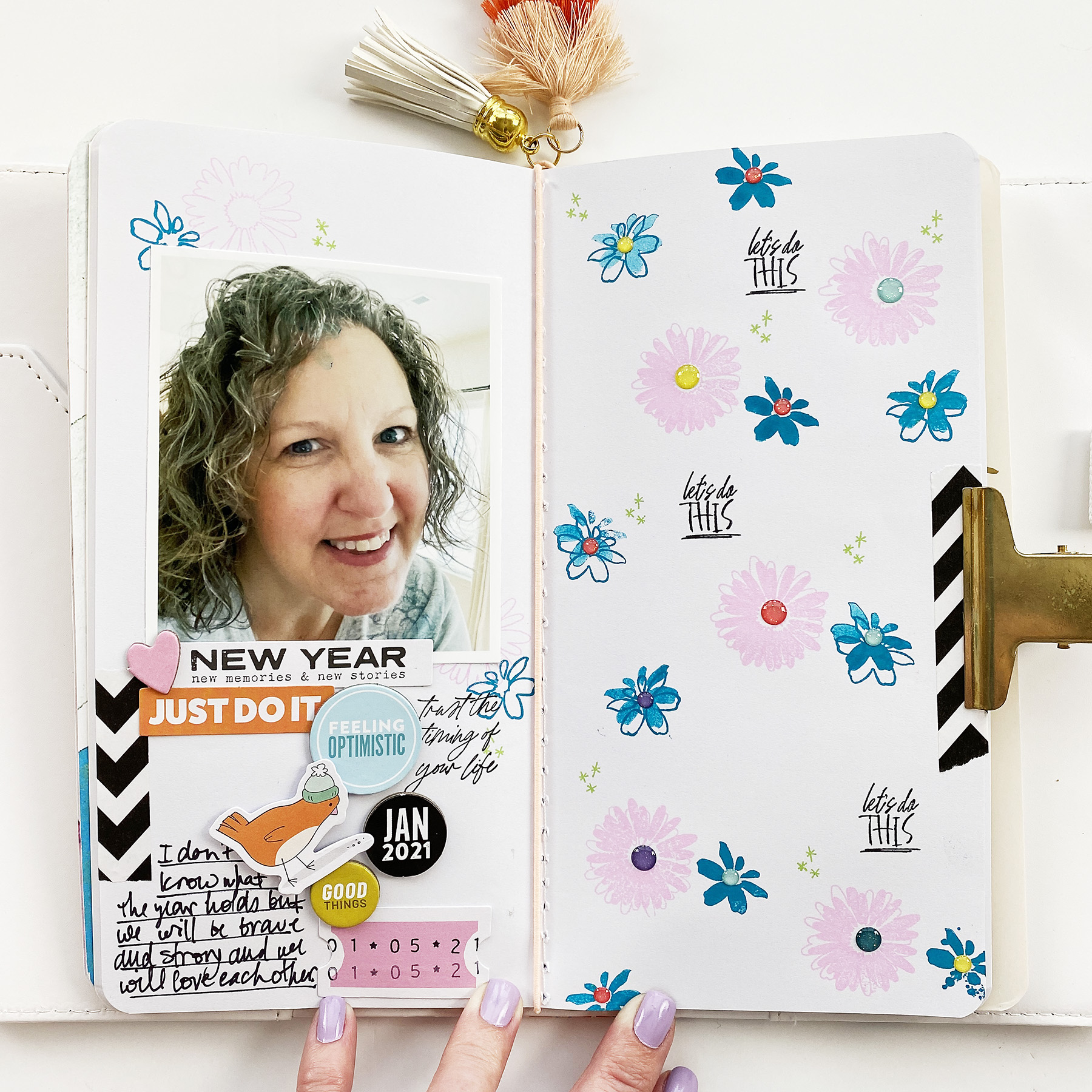 Travelers Notebook Layout | Lets Do This ft. Cocoa Daisy New Chapter Kit