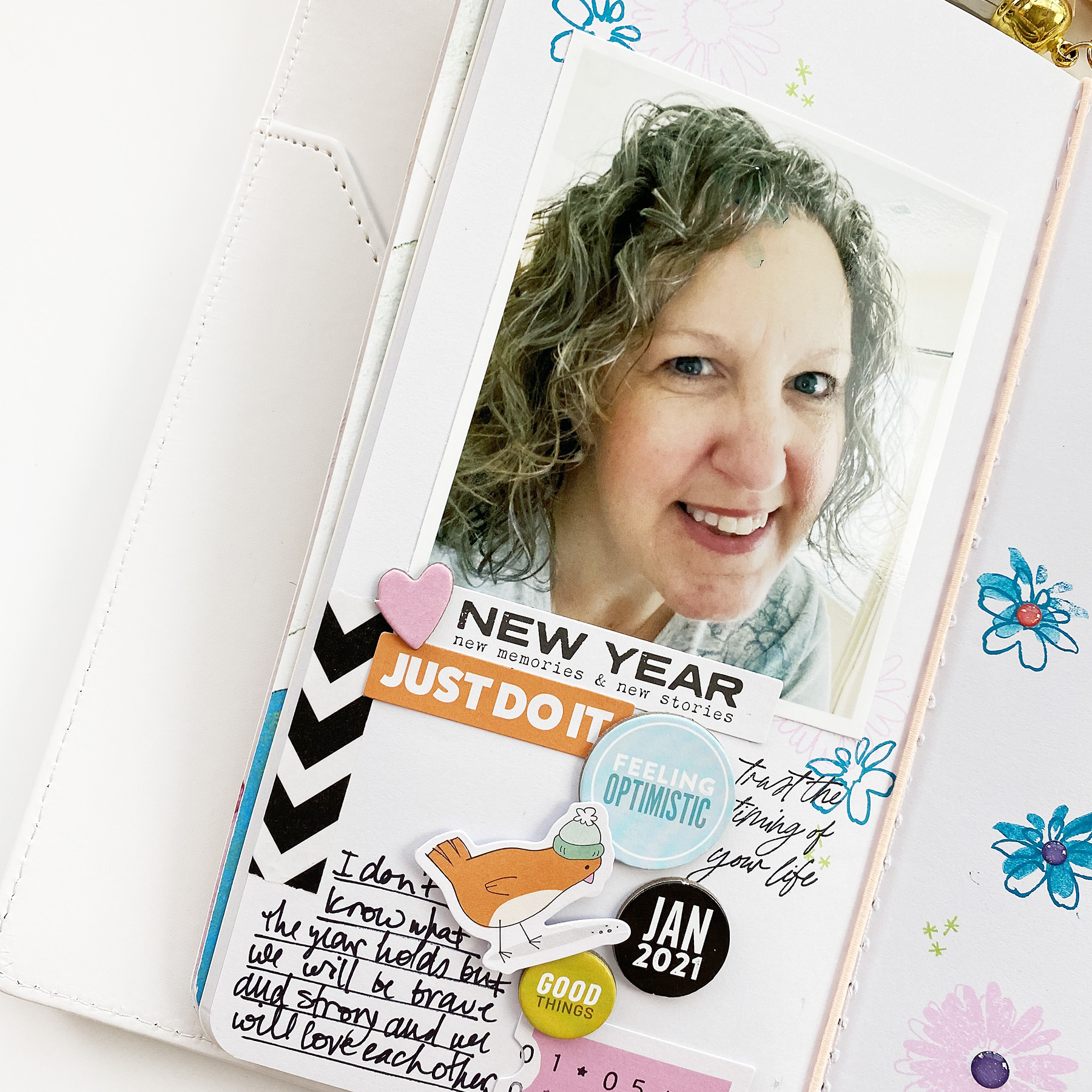 Travelers Notebook Layout | Lets Do This ft. Cocoa Daisy New Chapter Kit