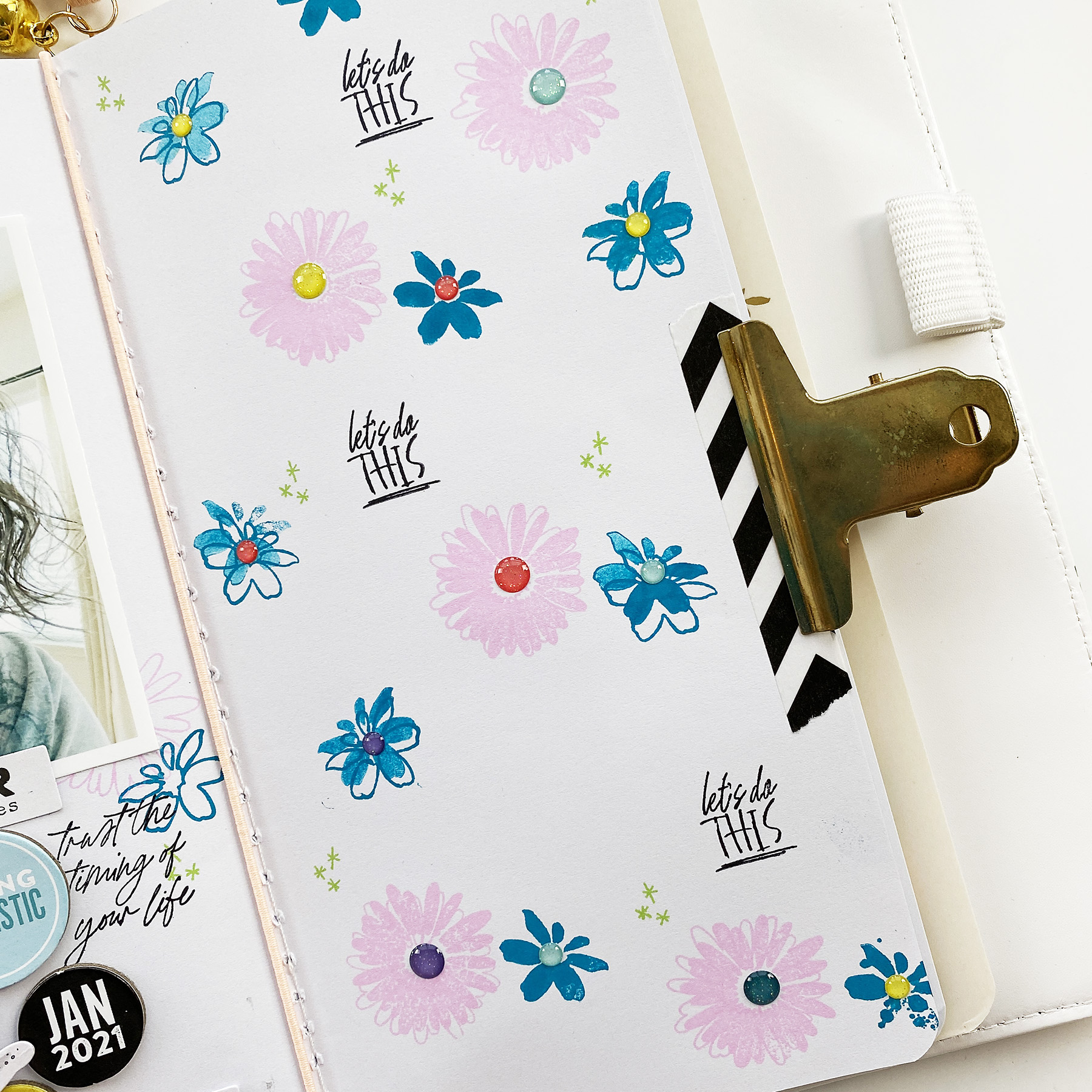 Travelers Notebook Layout | Lets Do This ft. Cocoa Daisy New Chapter Kit