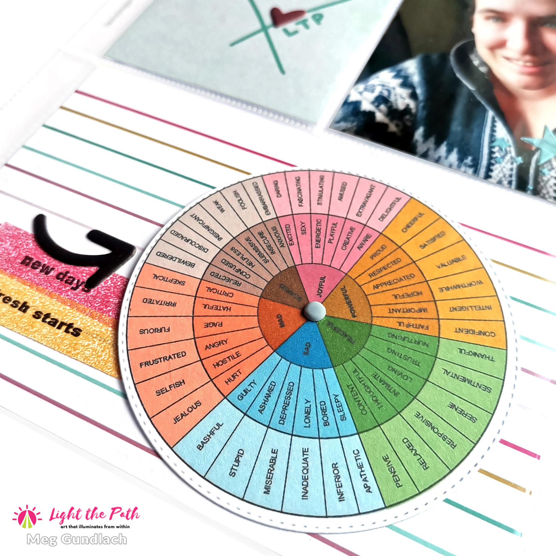 Light The Path Design Team 2021 Meg Gundlach | April Prompt Honor Your Emotions